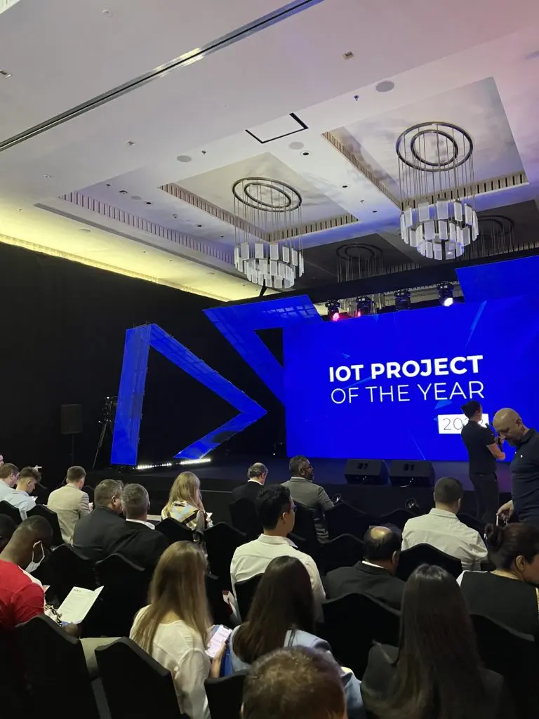 IoT Project of the Year award ceremony in Dubai